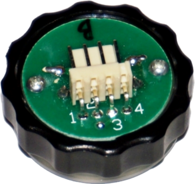 Кнопка BR27A вызывного аппарата OTIS XIZI (цвет индикации синий)