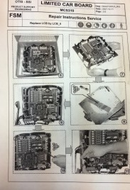 Плата PCB управления OTIS LСB-II (контролер MCS-220) GFA21240D1