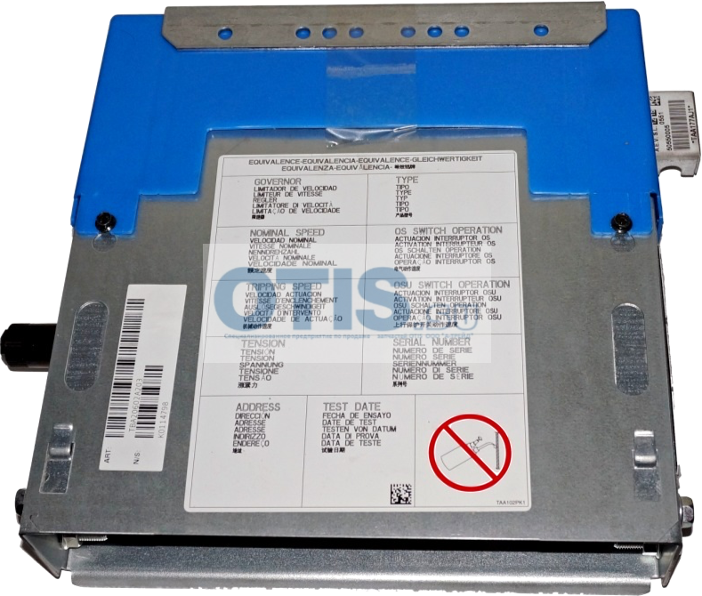 Ограничитель скорости OTIS 1м/с. TBA20602A203
