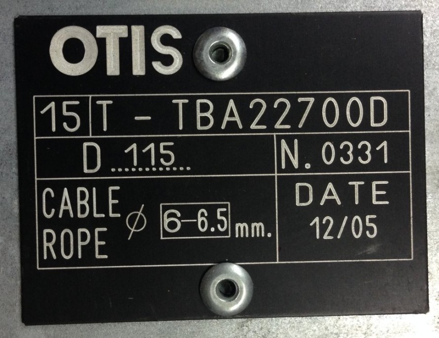 Натяжное устройство OTIS TBA22700D