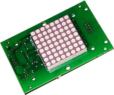 Плата индикатора УЛ-521 (321) ZAA9582AZ3 MCS-220 зелёная подсветка матричная